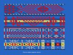Light Blue Red Yellow Traditional Ethno Textile Fabric Bulgarian Embroidery Belts